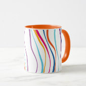 Mug Vagues Motifs modernes (Devant droit)