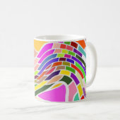 Mug Vagues Pop Arc-en-Ciel (Devant droit)