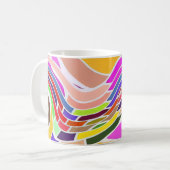 Mug Vagues Pop Arc-en-Ciel (Devant gauche)