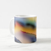 Mug "Vagues réfractaires" Art Abstrait contemporain (Devant gauche)