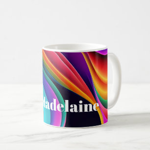 Mug Vagues rétro colorées Super