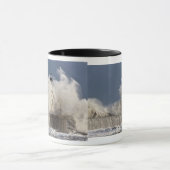Mug Vagues se brisant contre un phare (Centre)