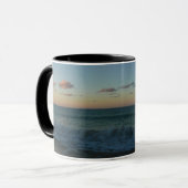 Mug Vagues s'écrasant au paysage de Sunset Beach (Devant gauche)