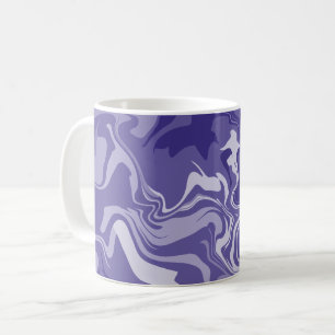 Mug Vagues sereines de pourpre en harmonie abstraite