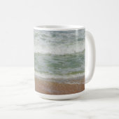 Mug Vagues sur la plage Image tropicale (Devant droit)