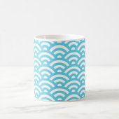 Mug Vagues texture bleu marine (Centre)
