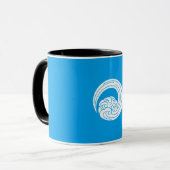 Mug Vagues tourbillonnantes (Devant gauche)