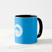 Mug Vagues tourbillonnantes (Devant droit)