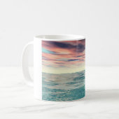 Mug Vagues turquoise (Devant gauche)