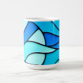 Mug Vagues turquoises de verre (Centre)