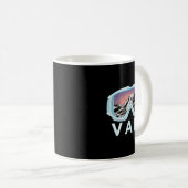 Mug Vail Ski Snowboard Design_vail, Co Goggles Ski (Devant droit)