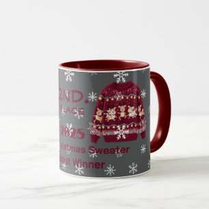 Mug Vainqueur 2ème place du concours de Pull de Noël T