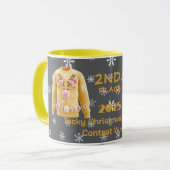 Mug Vainqueur 2ème place du concours de Pull de Noël T (Devant gauche)
