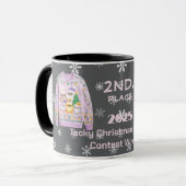Mug Vainqueur 2ème place du concours de Pull de Noël T (Devant gauche)