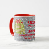 Mug Vainqueur 3ème place du concours de Pull de Noël T (Devant gauche)