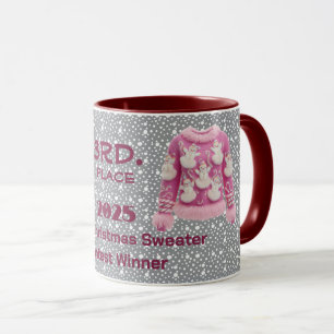 Mug Vainqueur 3ème place du concours de Pull de Noël T