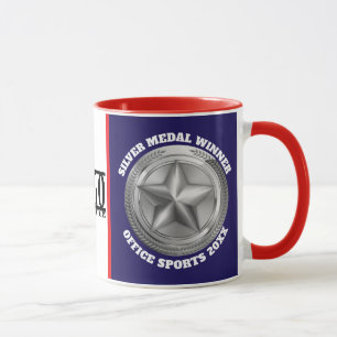 Mug vainqueur de la médaille d'argent du concours spor