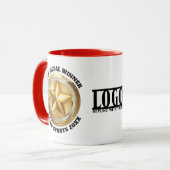 Mug vainqueur de la médaille d'or de la compétition sp (Devant gauche)