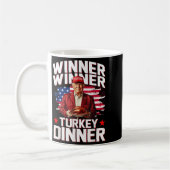 Mug Vainqueur de Trump Humour Dîner Turquie Thanksgivi (Gauche)