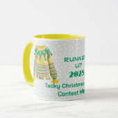 Mug Vainqueur du concours de deuxième place du pull de (Devant gauche)