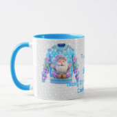 Mug Vainqueur du concours du deuxième du pull de Noël (Gauche)