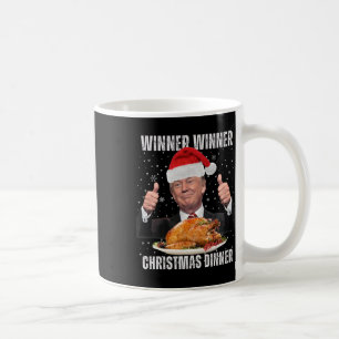 Mug Vainqueur du dîner de Noël Humour Funny Trump X