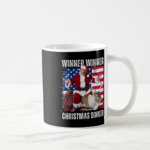 Mug Vainqueur du dîner de Noël Père Noël Trump Ugly Sw