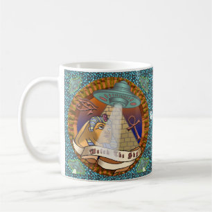 Mug Vaisseau Spatial Alien Pyramides
