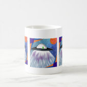 Mug vaisseau spatial Alien UFO Space (Centre)