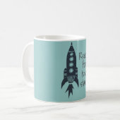 Mug Vaisseau spatial Atteindre les étoiles (Devant gauche)
