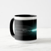Mug Vaisseau spatial dans une bouteille (Devant gauche)