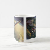 Mug Vaisseau spatial de science-fiction vintage Avion  (Centre)