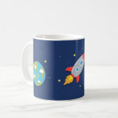 Mug Vaisseau spatial, Espace, Planètes, Pour garçons (Devant gauche)