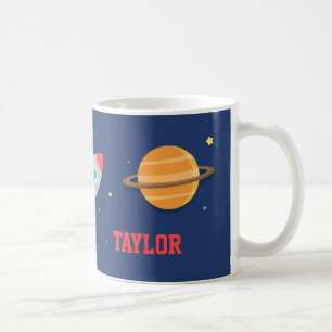 Mug Vaisseau spatial, Espace, Planètes, Pour garçons
