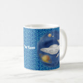 Mug Vaisseau spatial gris extraterrestre (Devant droit)