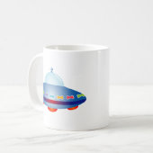 Mug Vaisseau spatial OVNI (Devant gauche)