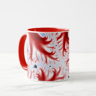Mug Vaisseaux Sanguins Rouges Fractale