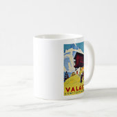 Mug Valais Suisse Vintage voyage Belle (Devant droit)