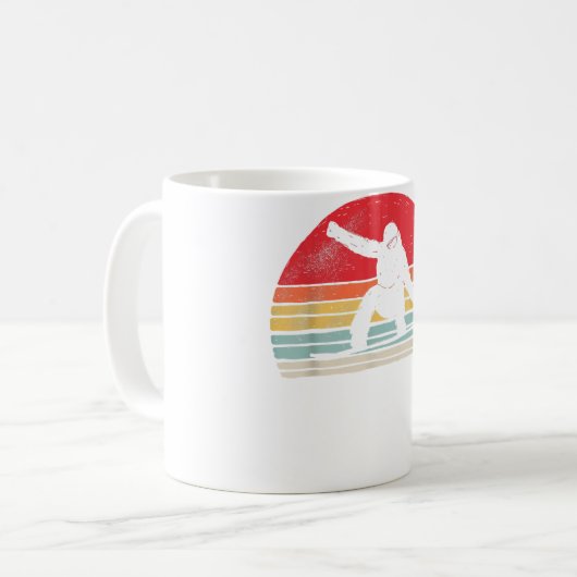 Mug Valdez Alaska Snowflake pour Skier & Snowboarder C (Devant gauche)