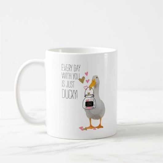 Mug Valentin canard (Gauche)