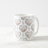 Mug valentin cœur botanique (Devant droit)