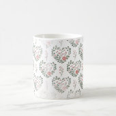 Mug valentin cœur botanique (Centre)