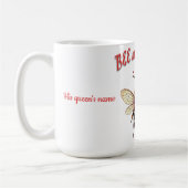 Mug Valentin drôle de jeu de mots abeille (Gauche)
