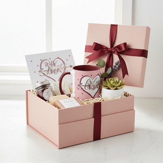 Mug Valentin flèche florale