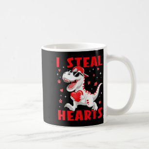 Mug Valentin je vole des cœurs T-rex dinosaure bébé ga