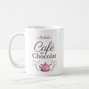 Mug Valentin personnalisé Paris Café Chocolat