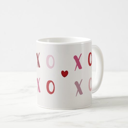 Mug "Valentin XOXO" (Devant droit)