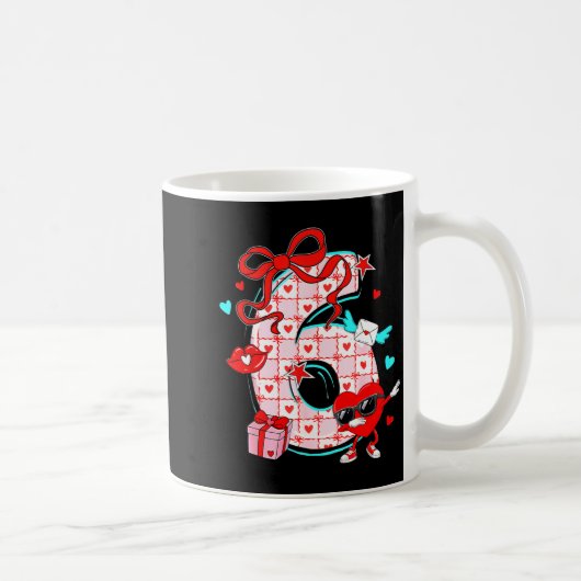 Mug Valentine 67 Six Seven Mème Cœurs Dabbing Correspo (Droite)