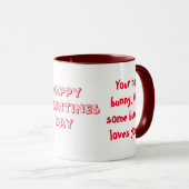 MUG VALENTINE BUNNY LOVE (Devant droit)