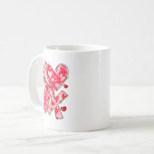 Mug Valentine Coquette Bow Xoxo Hearts Lover Girl Wome (Devant gauche)